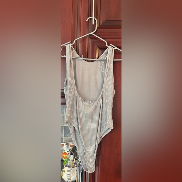 ZARA Rhinestone Bodysuit size large - Picture 10 of 11